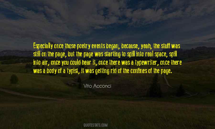 Vito Acconci Quotes #898