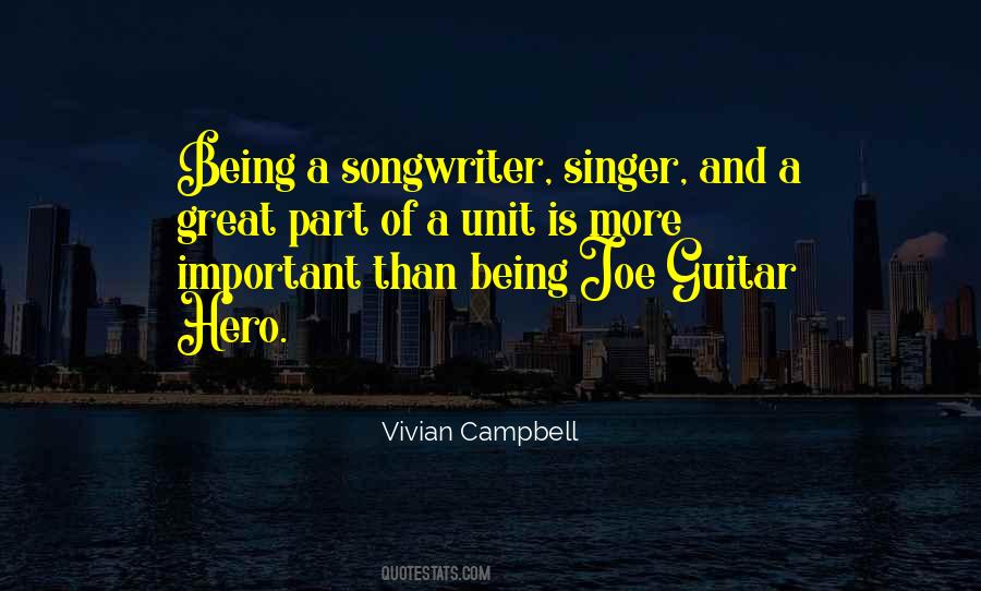 Vivian Campbell Quotes #550741