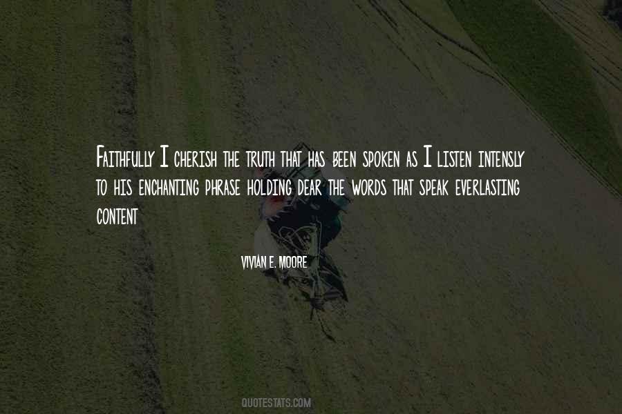 Vivian E. Moore Quotes #1713797
