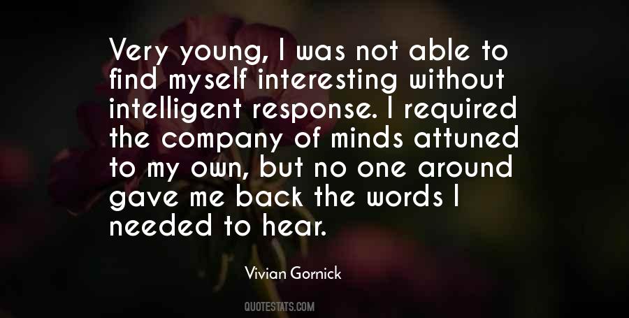 Vivian Gornick Quotes #436795