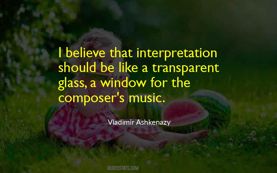 Vladimir Ashkenazy Quotes #1490396