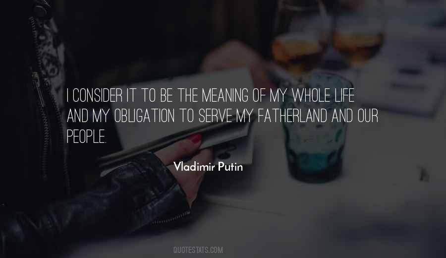 Vladimir Putin Quotes #1259126