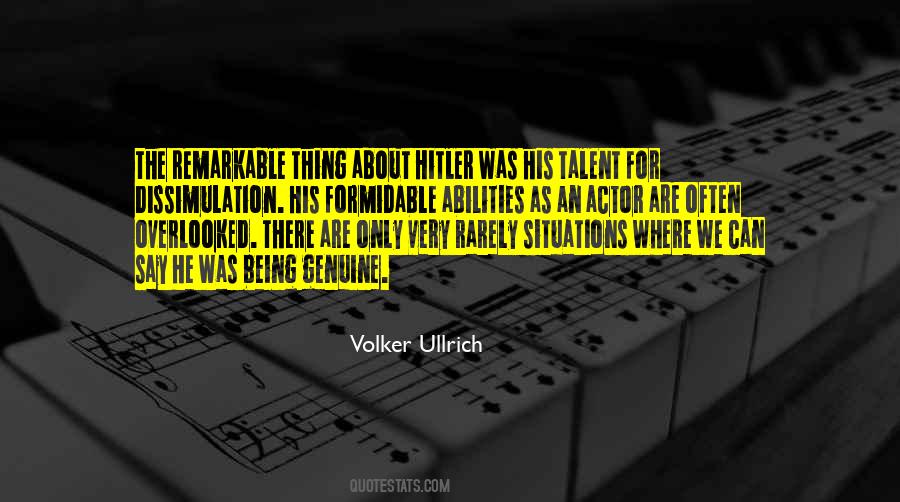 Volker Ullrich Quotes #1190581