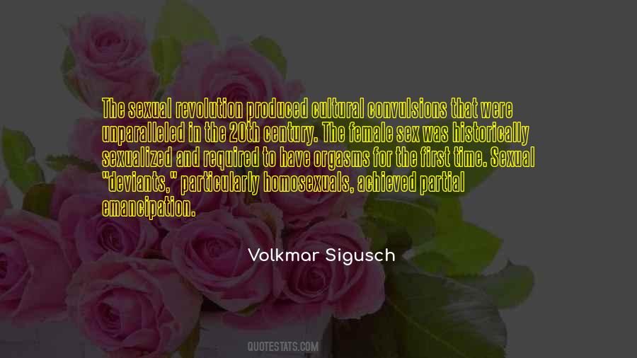 Volkmar Sigusch Quotes #1191493