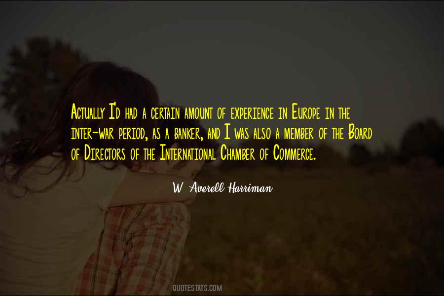 W. Averell Harriman Quotes #882606