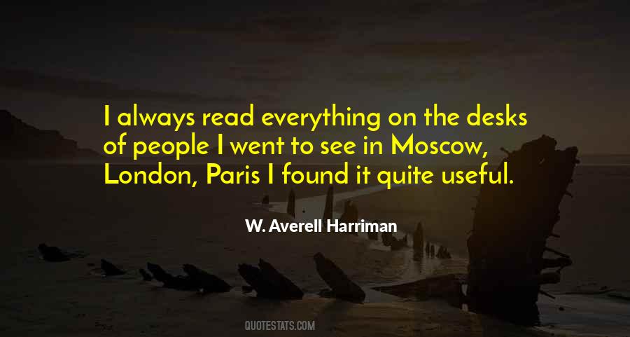 W. Averell Harriman Quotes #960148
