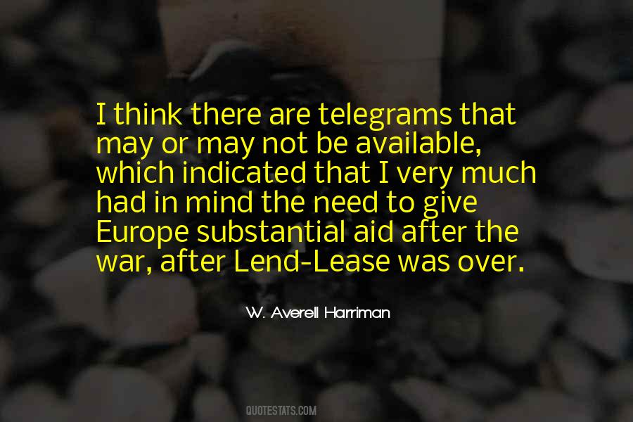 W. Averell Harriman Quotes #961424