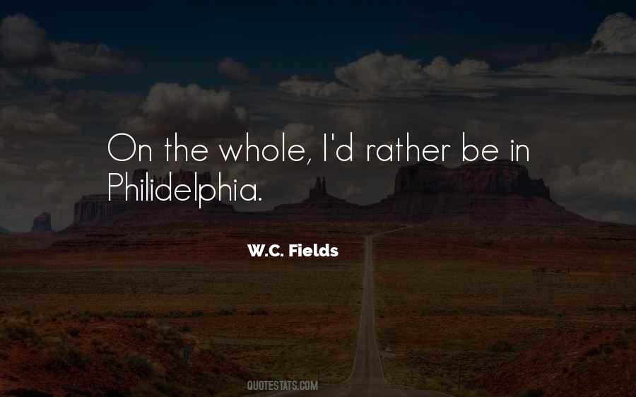 W.C. Fields Quotes #1045981