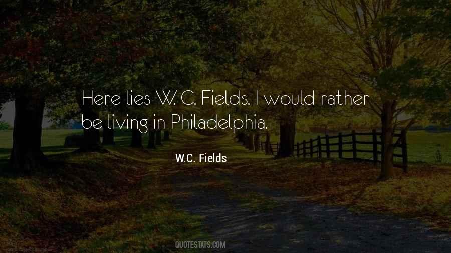 W.C. Fields Quotes #729191