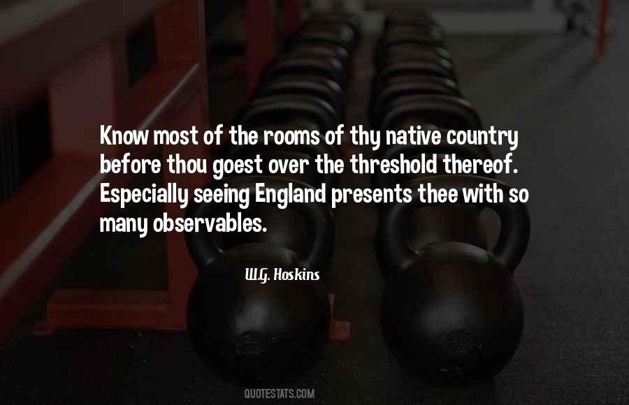 W.G. Hoskins Quotes #1574774 W.G. Hoskins Quotes #1574774