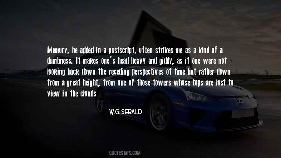 W.G. Sebald Quotes #1444226