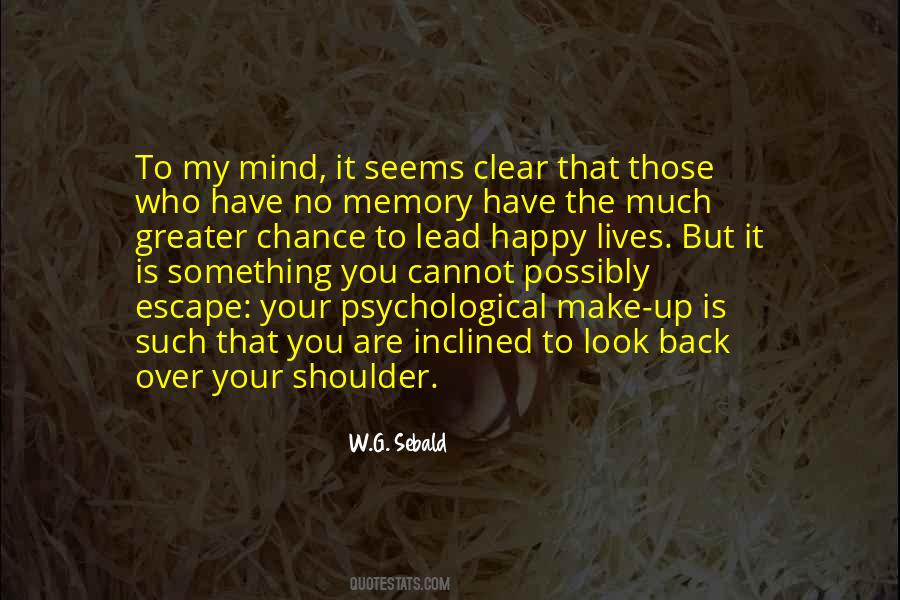 W.G. Sebald Quotes #1653299