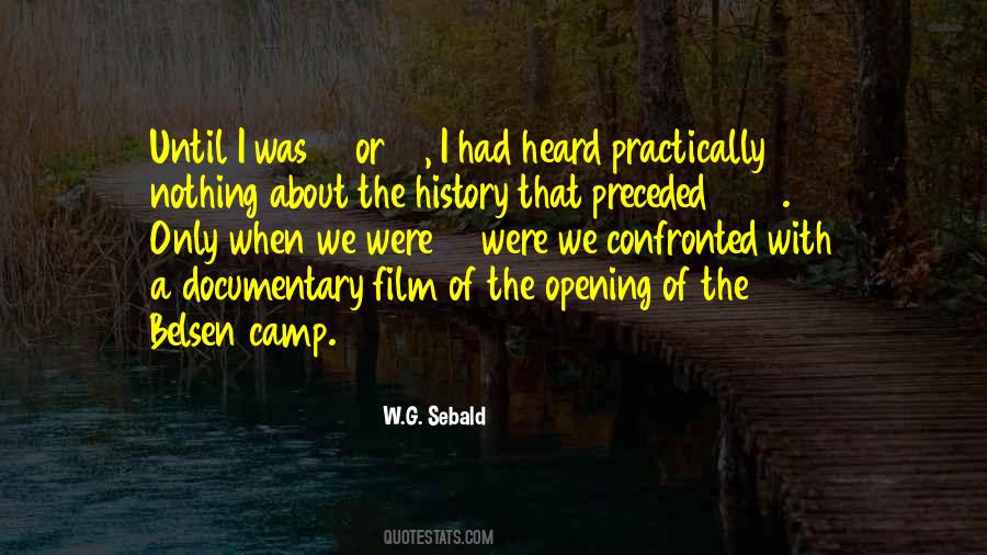 W.G. Sebald Quotes #353895