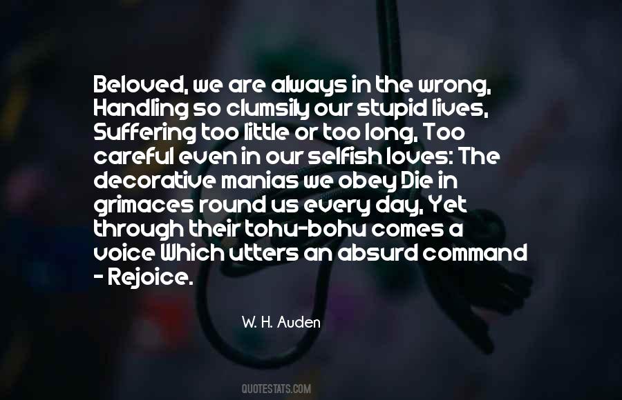 W. H. Auden Quotes #227817