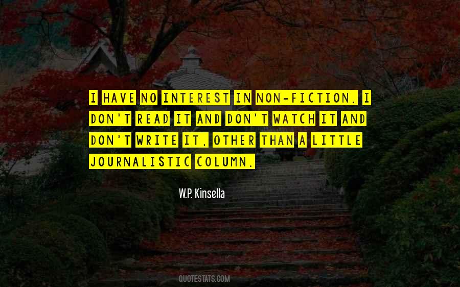 W.P. Kinsella Quotes #1347603