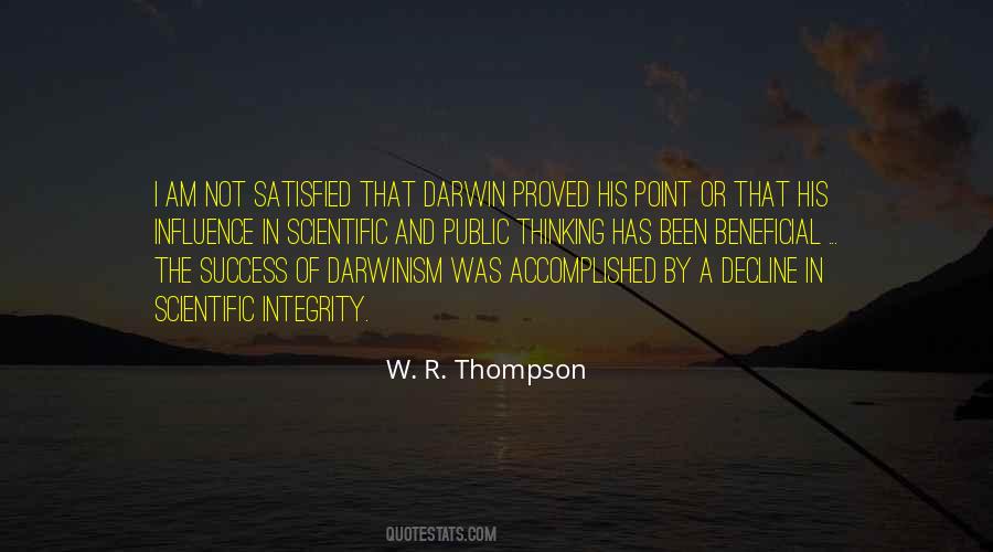 W. R. Thompson Quotes #921440