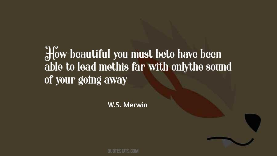 W.S. Merwin Quotes #1643600