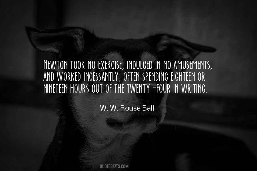 W. W. Rouse Ball Quotes #122487