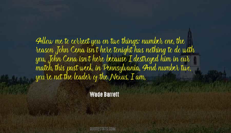 Wade Barrett Quotes #1473542