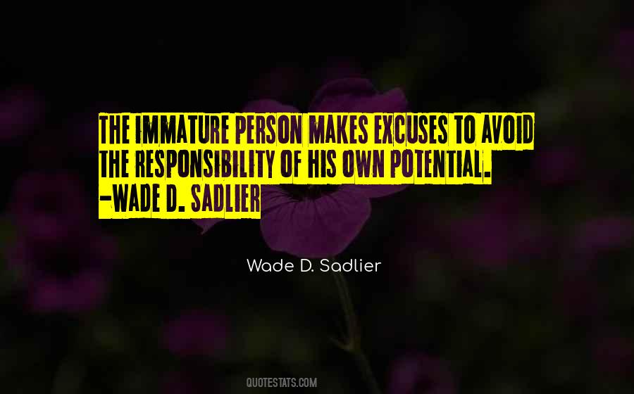 Wade D. Sadlier Quotes #1658451