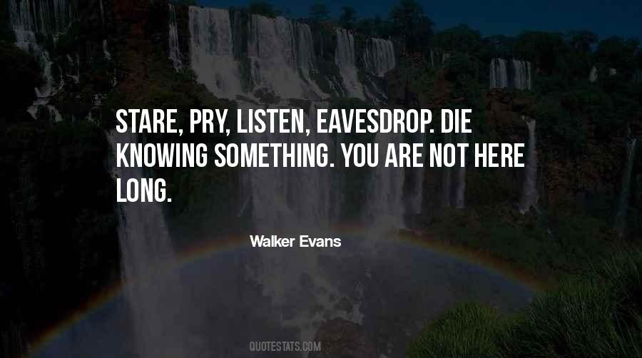 Walker Evans Quotes #982981