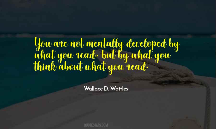 Wallace D. Wattles Quotes #1396494