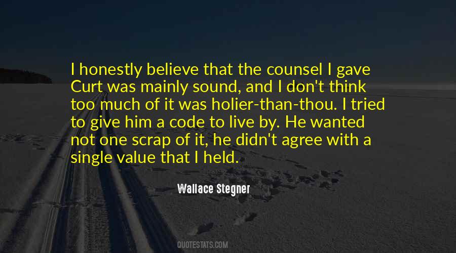 Wallace Stegner Quotes #644710