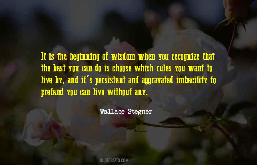 Wallace Stegner Quotes #710206