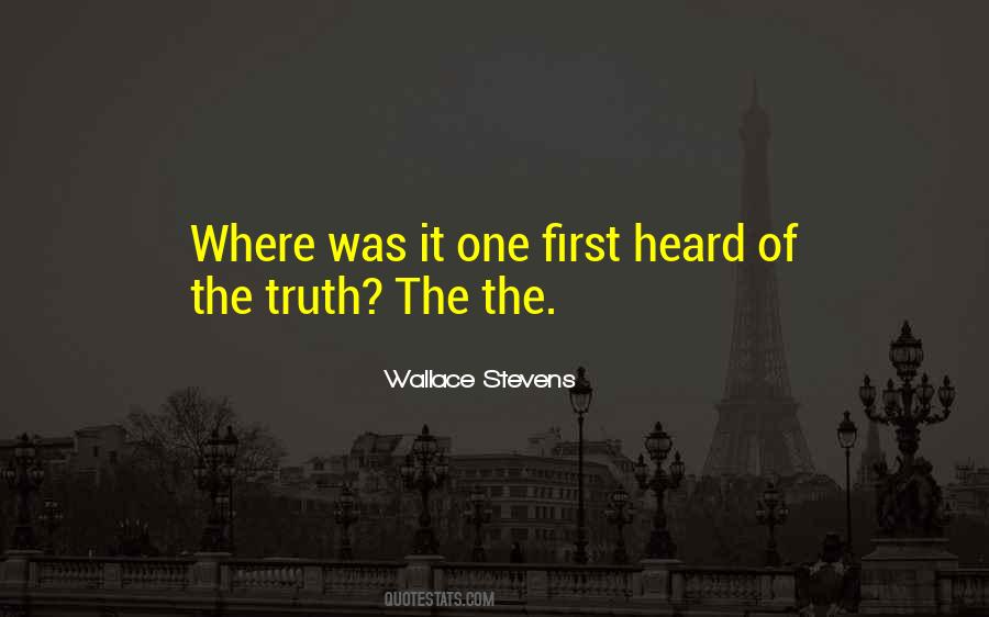 Wallace Stevens Quotes #1286345