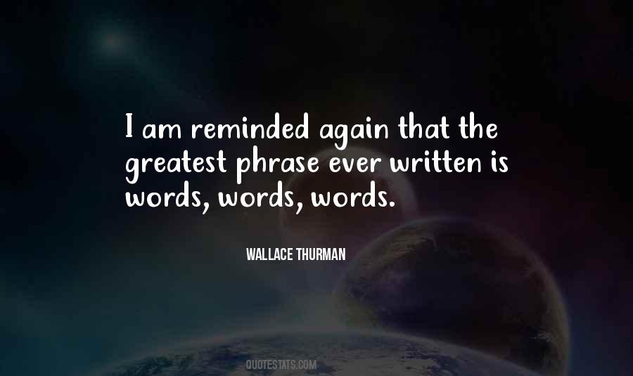 Wallace Thurman Quotes #1242139