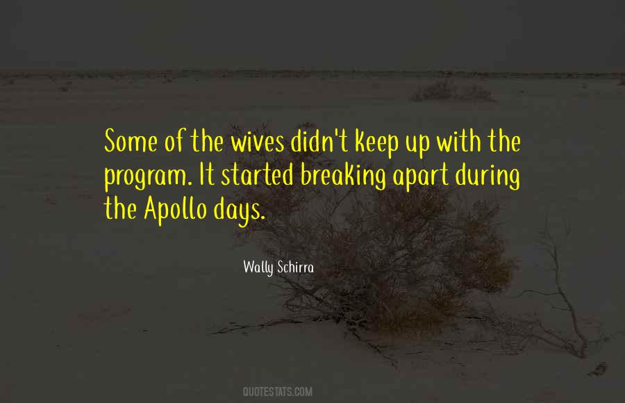 Wally Schirra Quotes #496613