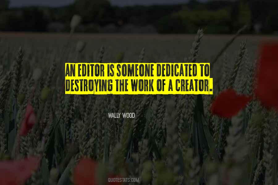 Wally Wood Quotes #1040017 Wally Wood Quotes #1040017