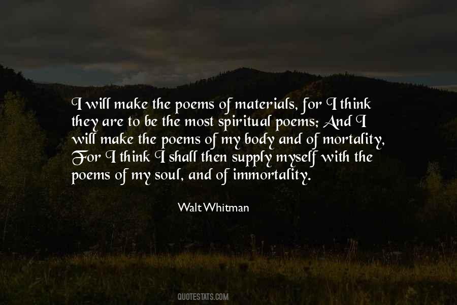 Walt Whitman Quotes #1586758