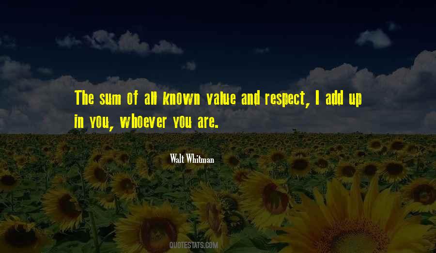 Walt Whitman Quotes #1677903