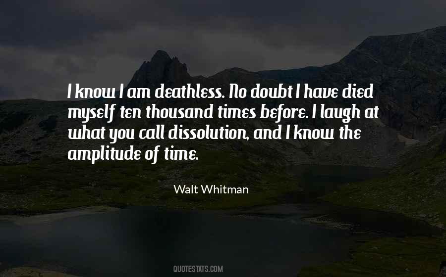 Walt Whitman Quotes #279416