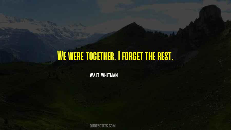 Walt Whitman Quotes #382757