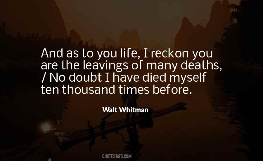 Walt Whitman Quotes #417904