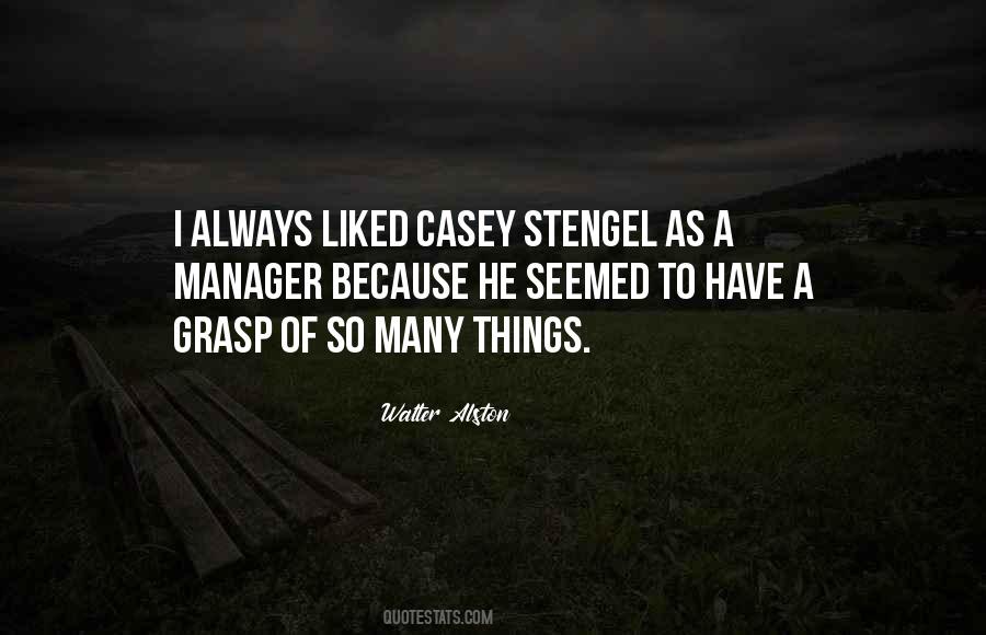 Walter Alston Quotes #1614617