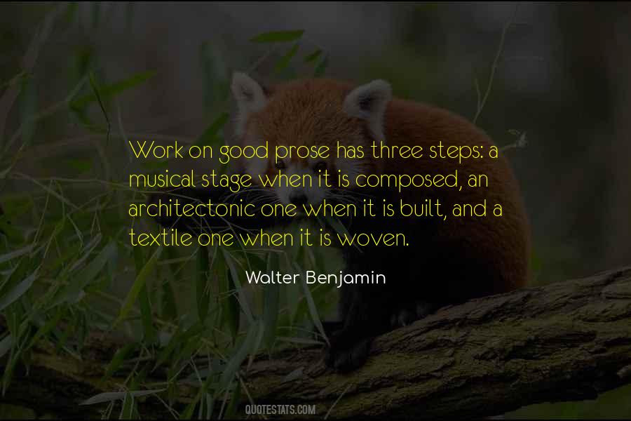 Walter Benjamin Quotes #1840465