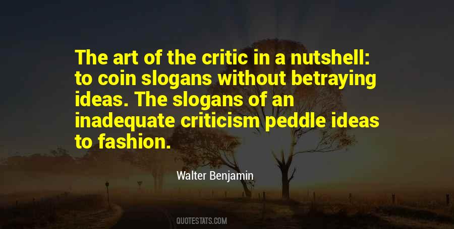 Walter Benjamin Quotes #93663
