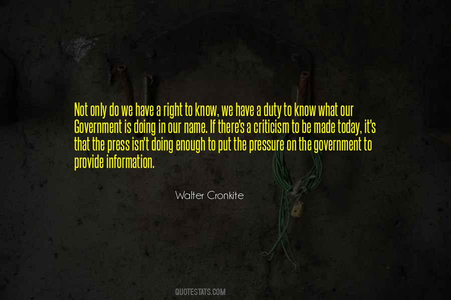 Walter Cronkite Quotes #1264996