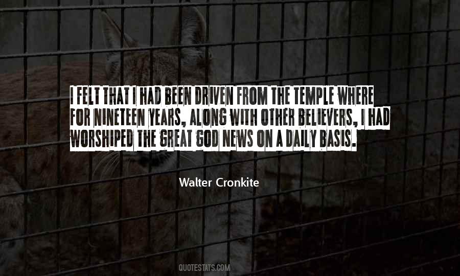 Walter Cronkite Quotes #1704565