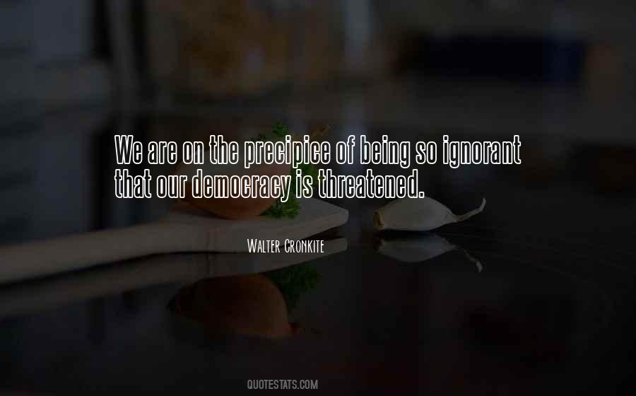 Walter Cronkite Quotes #240179