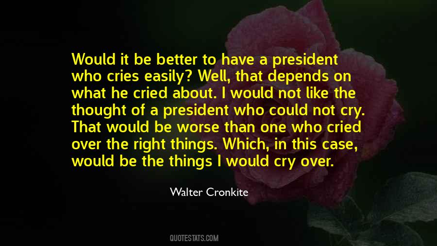 Walter Cronkite Quotes #327684