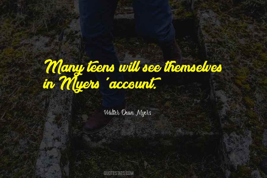 Walter Dean Myers Quotes #1145996