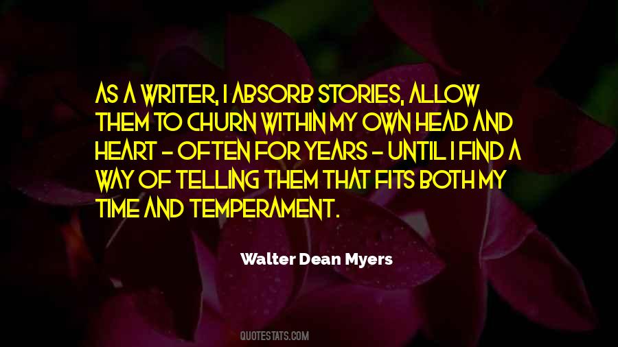 Walter Dean Myers Quotes #1223562