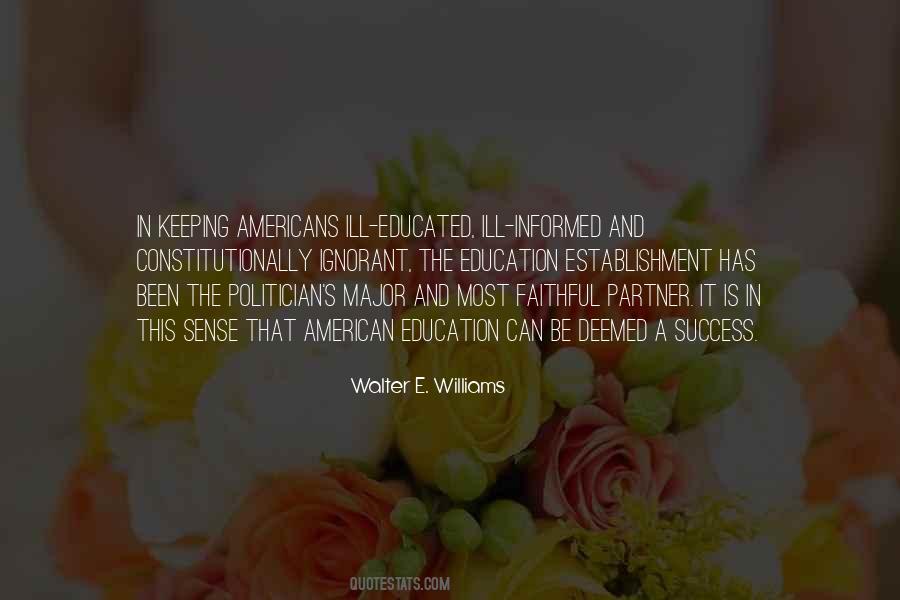 Walter E. Williams Quotes #456363