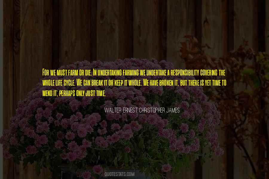 Walter Ernest Christopher James Quotes #1525301