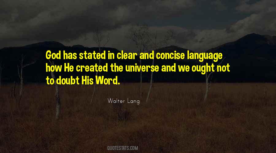 Walter Lang Quotes #455847