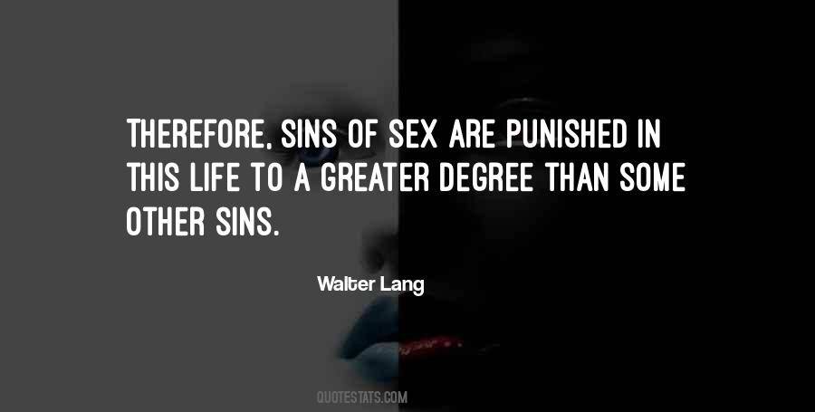 Walter Lang Quotes #496992